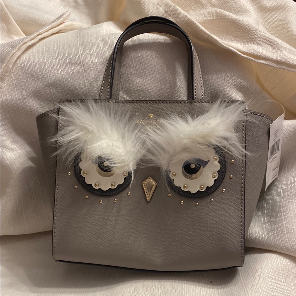 Nwt - Kate Spade Star Bright Owl Mini Hadlee Satchel